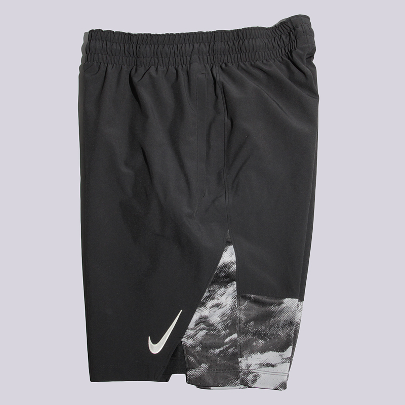 мужские черные шорты Nike M Short Hyperlite Stripe ASW 885843-010 - цена, описание, фото 2