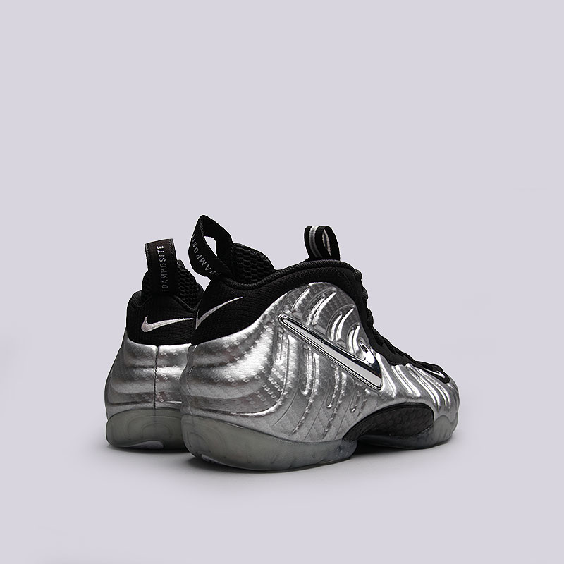мужские серебряные кроссовки  Nike Air Foamposite Pro 616750-004 - цена, описание, фото 3