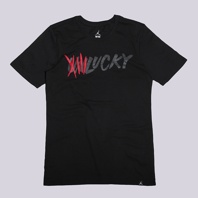 мужская черная футболка Jordan Unlucky 844288-010 - цена, описание, фото 1
