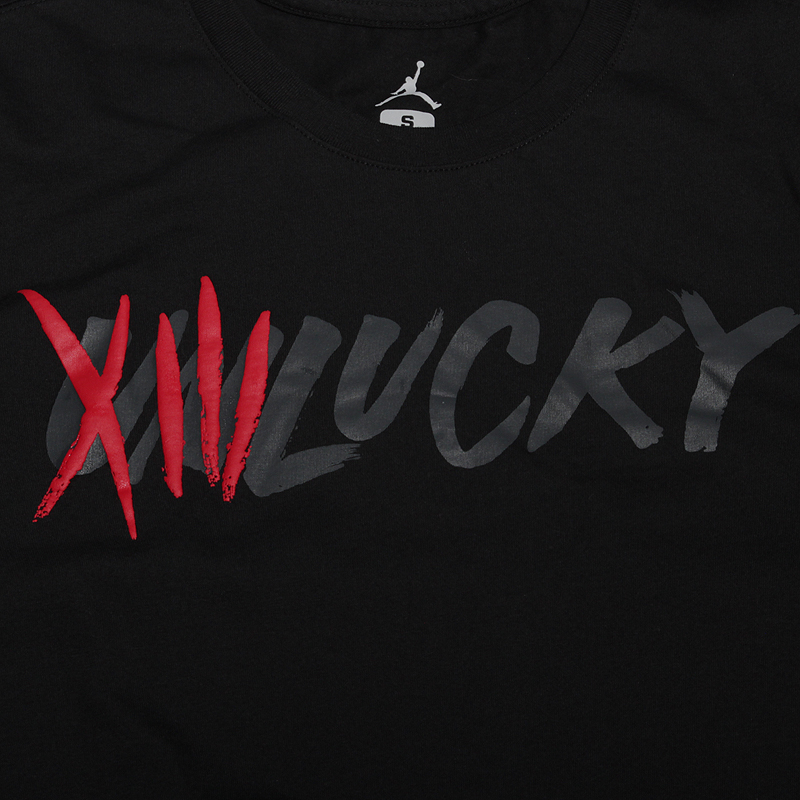 мужская черная футболка Jordan Unlucky 844288-010 - цена, описание, фото 2