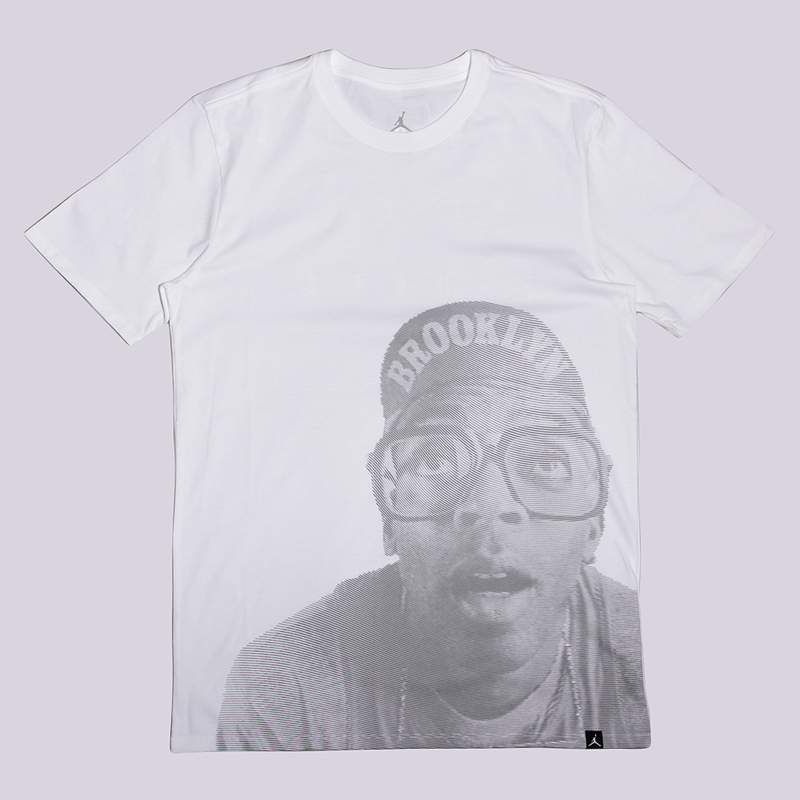 мужская белая футболка Jordan Brooklyn 850421-100 - цена, описание, фото 1