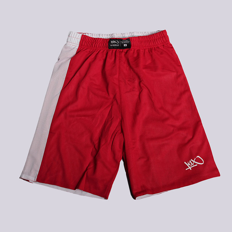 мужские красные шорты K1X Hardwood Reversible Game Set Shorts 2163-4100/6100 - цена, описание, фото 1