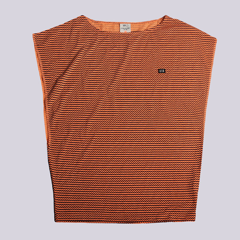 женская оранжевая футболка K1x wmns 80's Cut Zig Zag Tee 6200-0106/2406 - цена, описание, фото 1