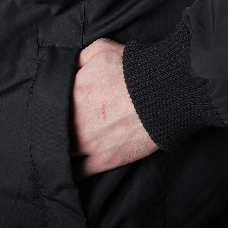 мужская черная куртка Nike Bomber Jacket 477124-010 - цена, описание, фото 4