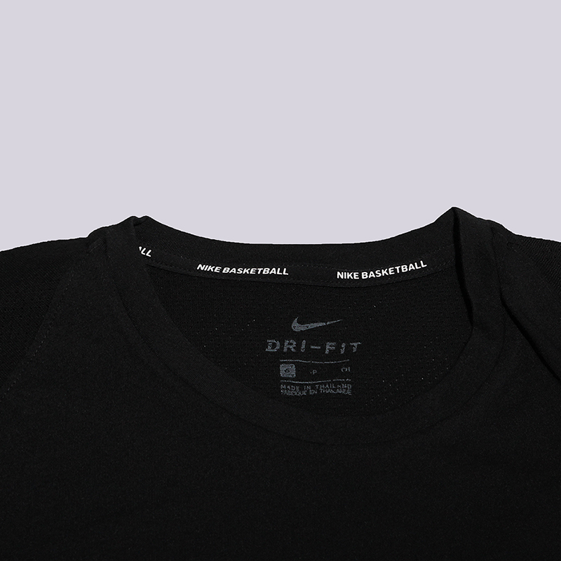мужская черная футболка Nike Breathe Top 830949-010 - цена, описание, фото 2