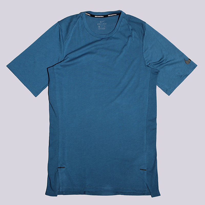 мужская синяя футболка Nike Breathe Top 830949-457 - цена, описание, фото 1