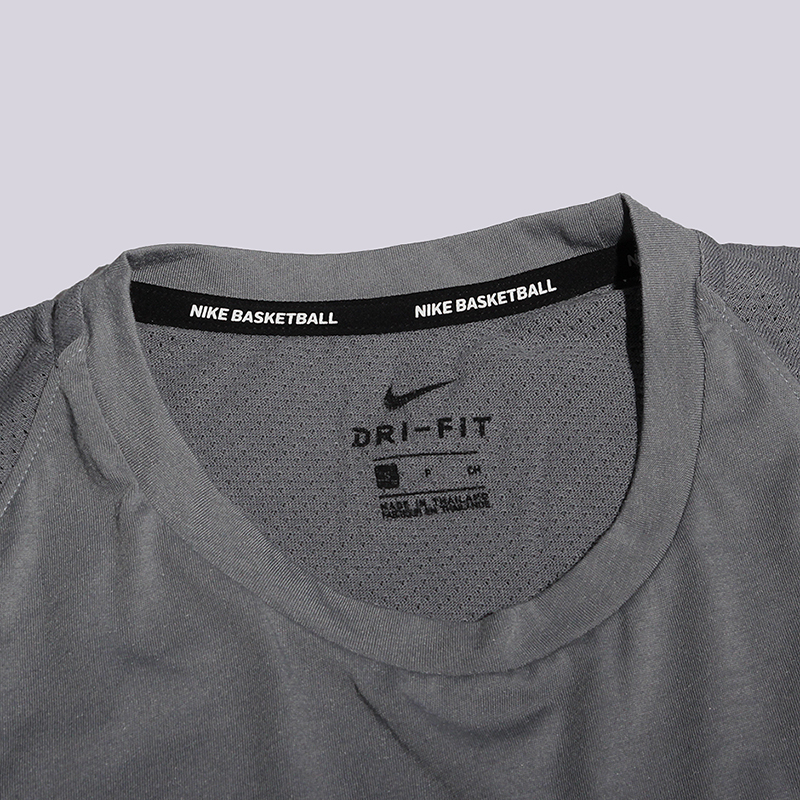 мужская серая футболка Nike Breathe Top 830949-065 - цена, описание, фото 2