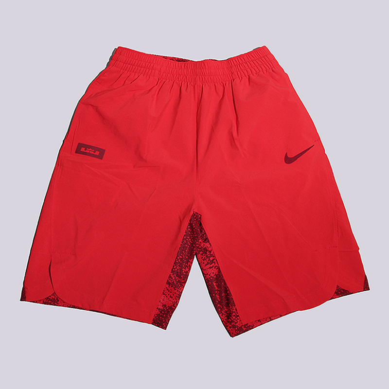 детские красные шорты Nike Lebron Short Hyper 811751-657 - цена, описание, фото 1