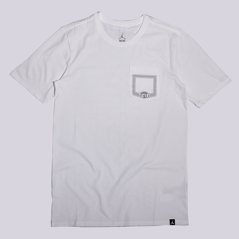 мужская белая футболка Jordan Pure Money 850419-100 - цена, описание, фото 1