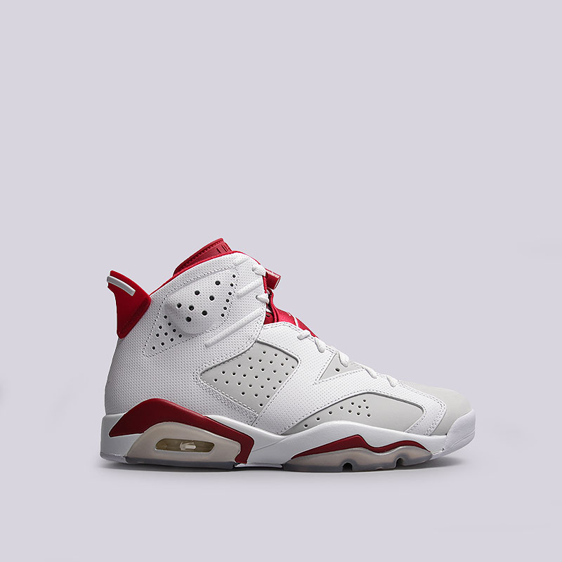 мужские белые кроссовки  Jordan VI Retro 384664-113 - цена, описание, фото 1