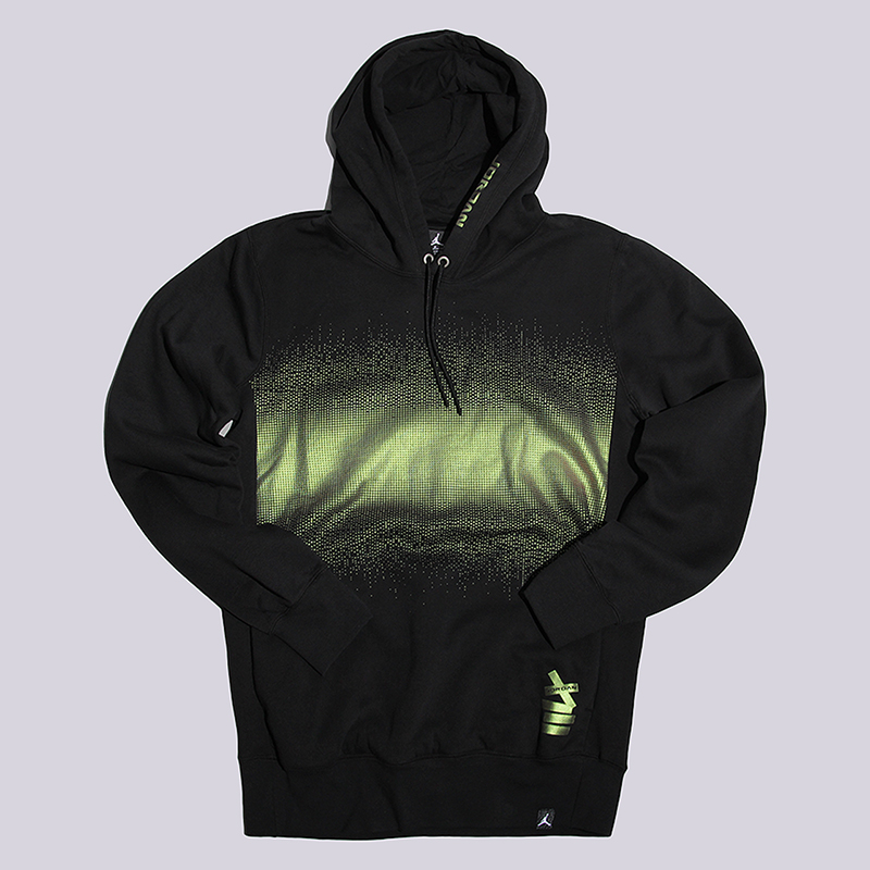 мужская черная толстовка Jordan AJ 13 Fleece Hoodie 833937-010 - цена, описание, фото 1