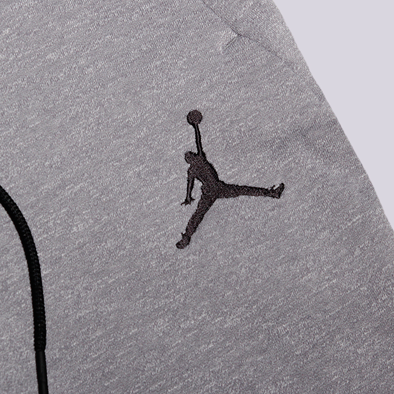 мужские серые шорты Jordan Icon Fleece Short 809471-065 - цена, описание, фото 2