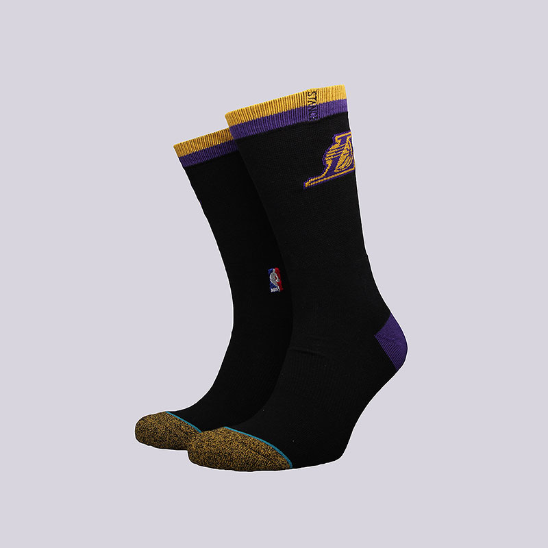 мужские черные носки Stance Lakers Arena Logo M558D5LAKE - цена, описание, фото 1