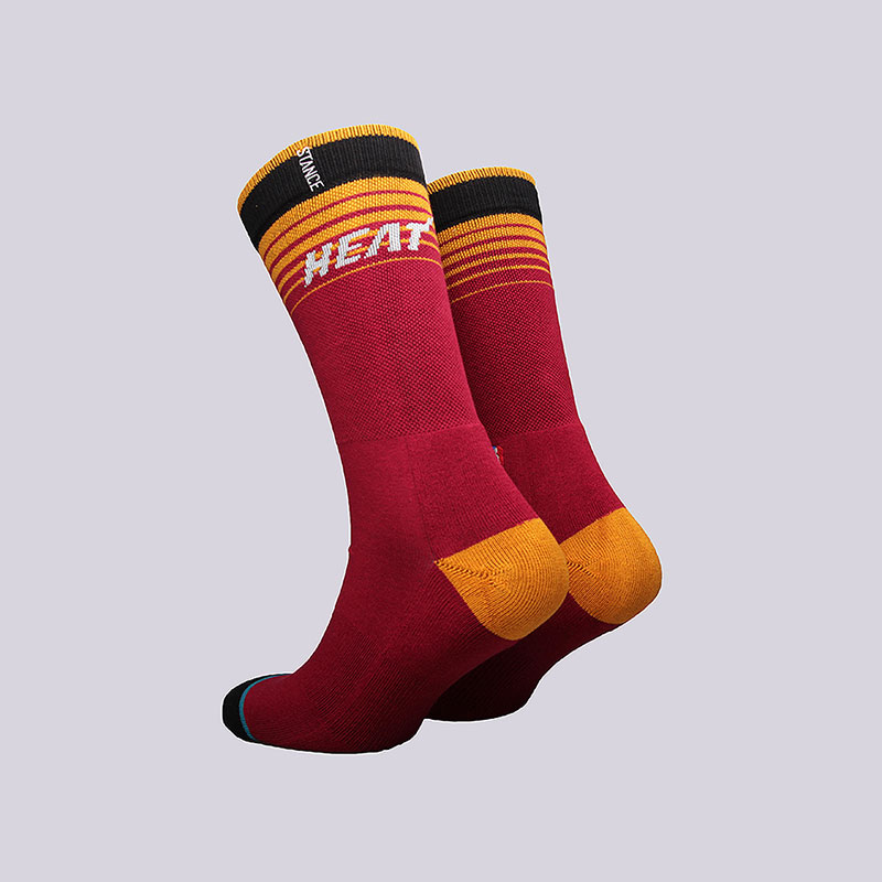 мужские бордовые носки Stance Heat Arena Logo *M558D5HEAT - цена, описание, фото 2