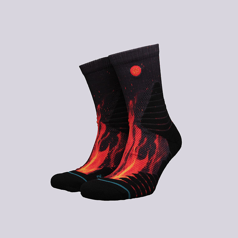мужские черные носки Stance Inferno QTR M359A16INF - цена, описание, фото 1