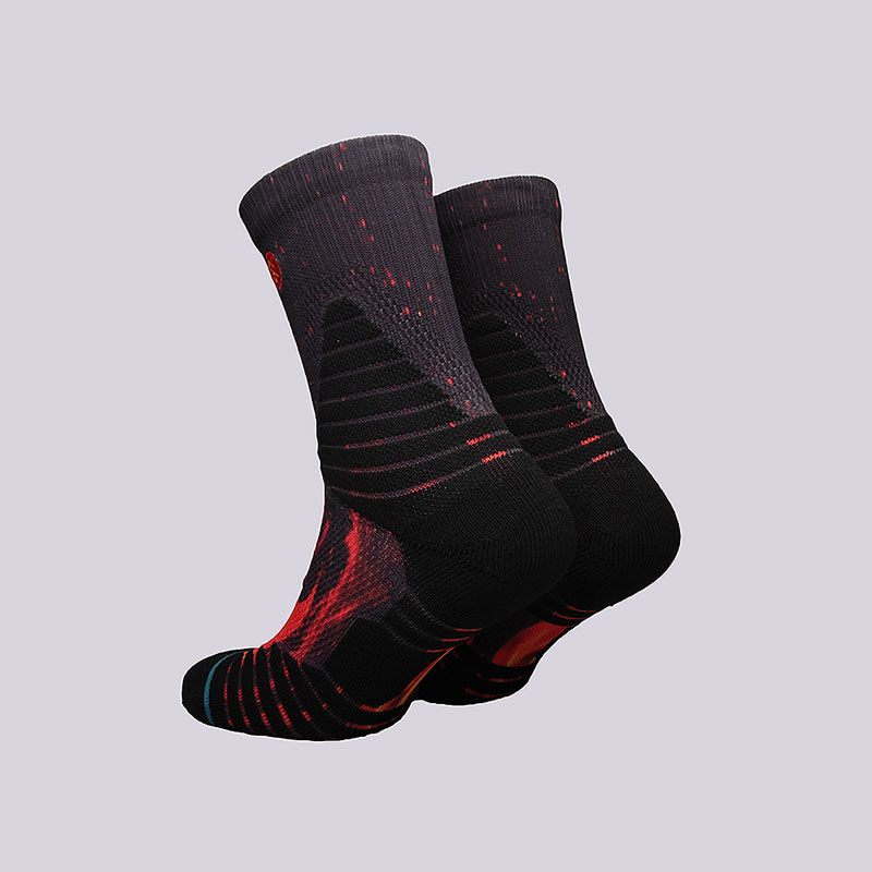 мужские черные носки Stance Inferno QTR M359A16INF - цена, описание, фото 2