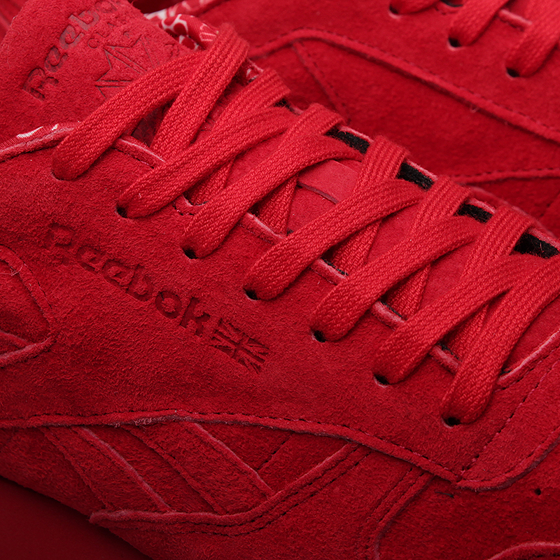 мужские красные кроссовки Reebok CL Leather TDC BD3231 - цена, описание, фото 3