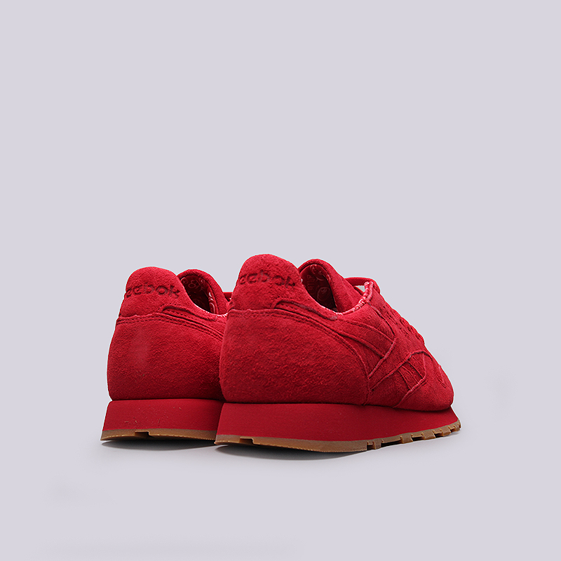 мужские красные кроссовки Reebok CL Leather TDC BD3231 - цена, описание, фото 4
