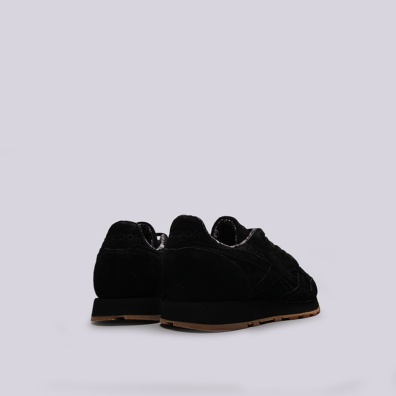 мужские черные кроссовки Reebok CL Leather TDC BD3230 - цена, описание, фото 3