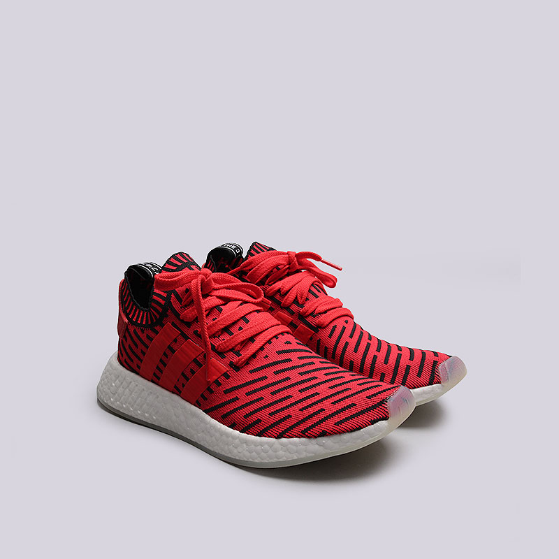 мужские красные кроссовки adidas NMD_R2 PK BB2910 - цена, описание, фото 4