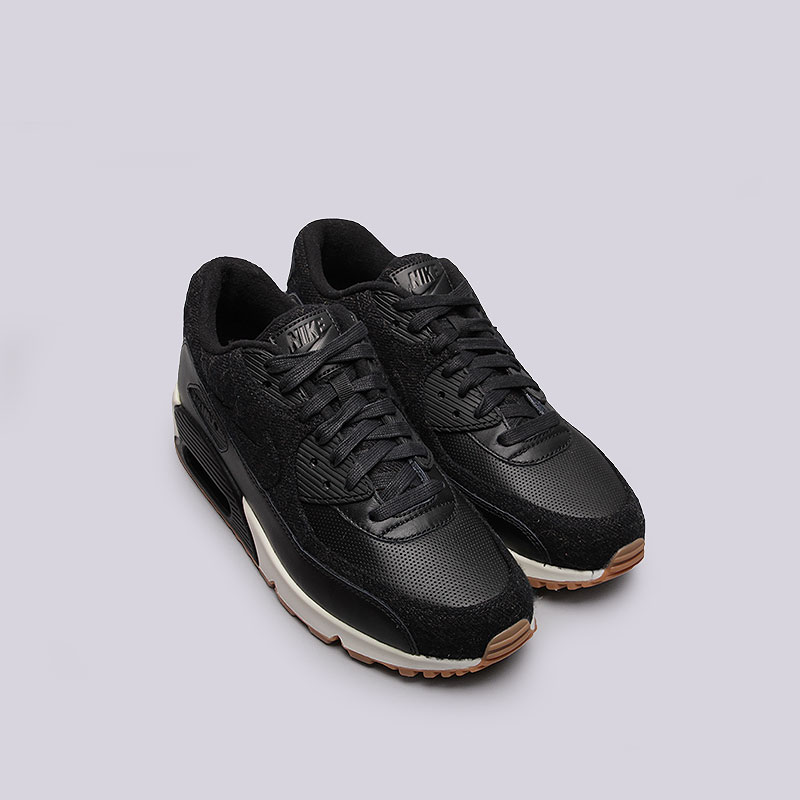 мужские черные кроссовки Nike Air Max 90 Premium 700155-001 - цена, описание, фото 3