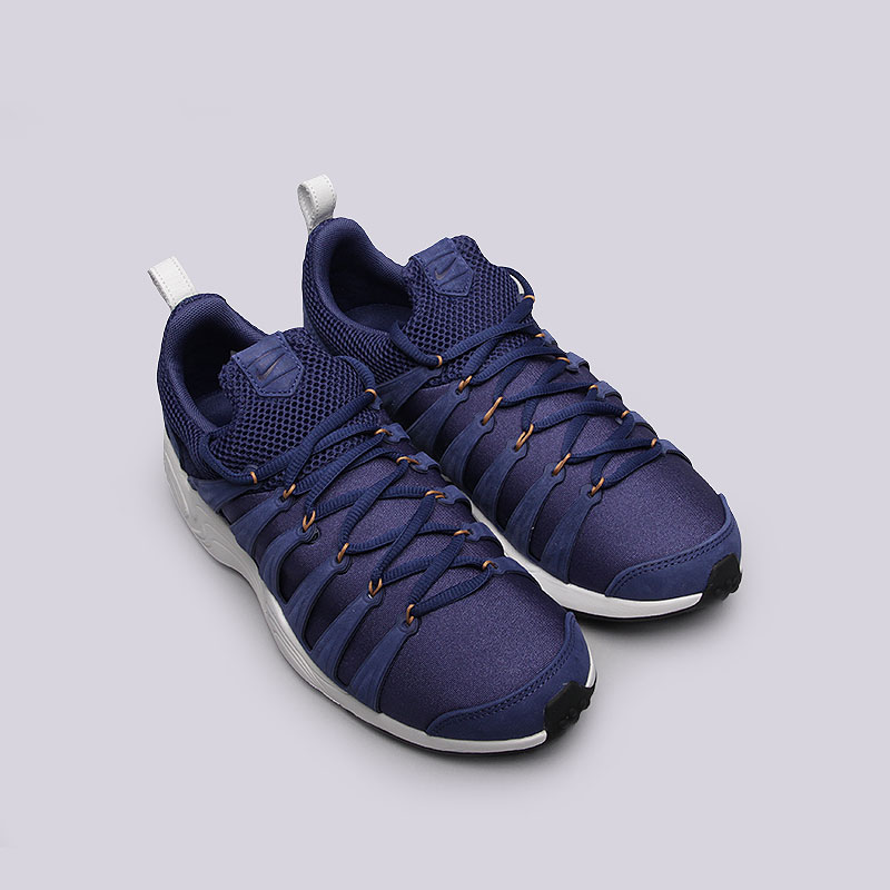 мужские синие кроссовки Nike Air Zoom Spirimic 881983-401 - цена, описание, фото 3