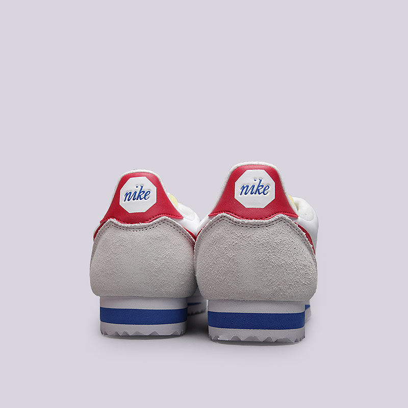 мужские белые кроссовки Nike Classic Cortez Nylon Prem QS 898280-100 - цена, описание, фото 5