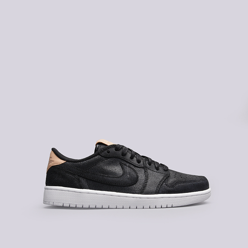 мужские черные кроссовки Jordan 1 Retro Low OG PRM 905136-010 - цена, описание, фото 1