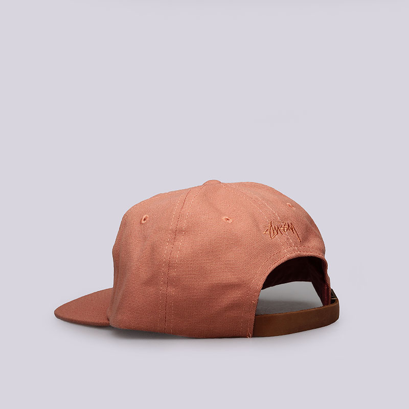  оранжевая кепка Stussy Felt S Canvas Strapback Cap 131678-orange - цена, описание, фото 3