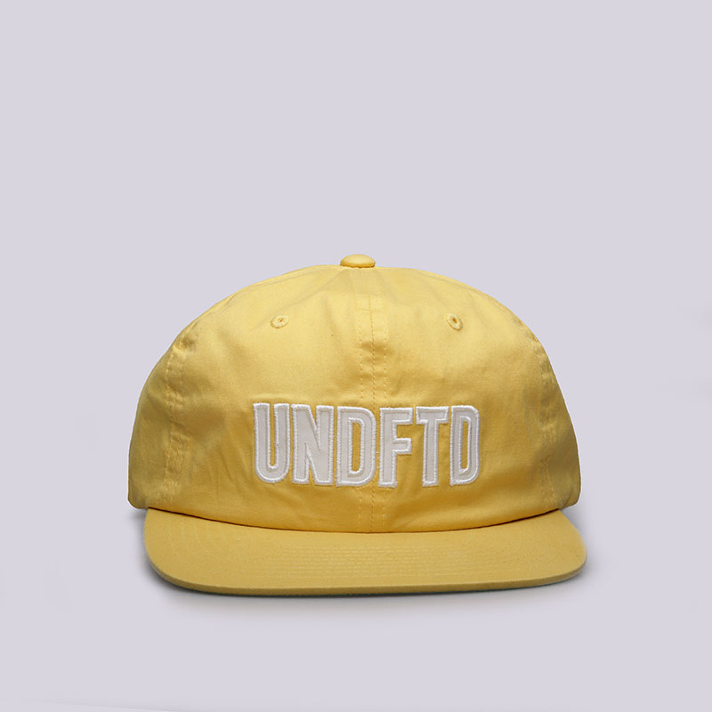  желтая кепка Undftd Applique Strapback Cap 531248-yellow - цена, описание, фото 1