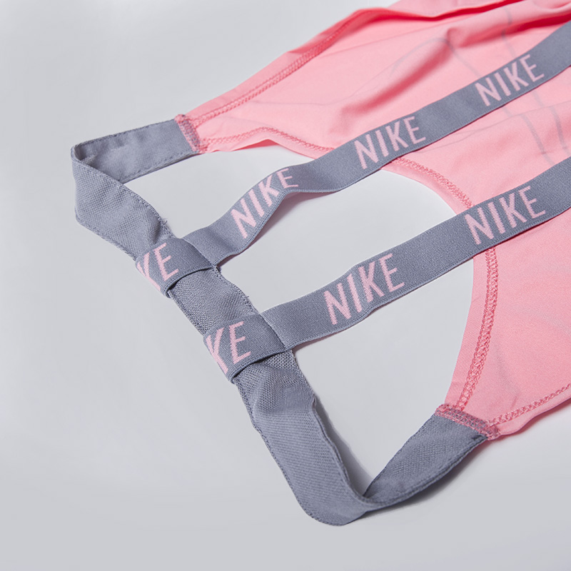 женская розовая майка Nike Breathe Elastika GRX 833766-808 - цена, описание, фото 4