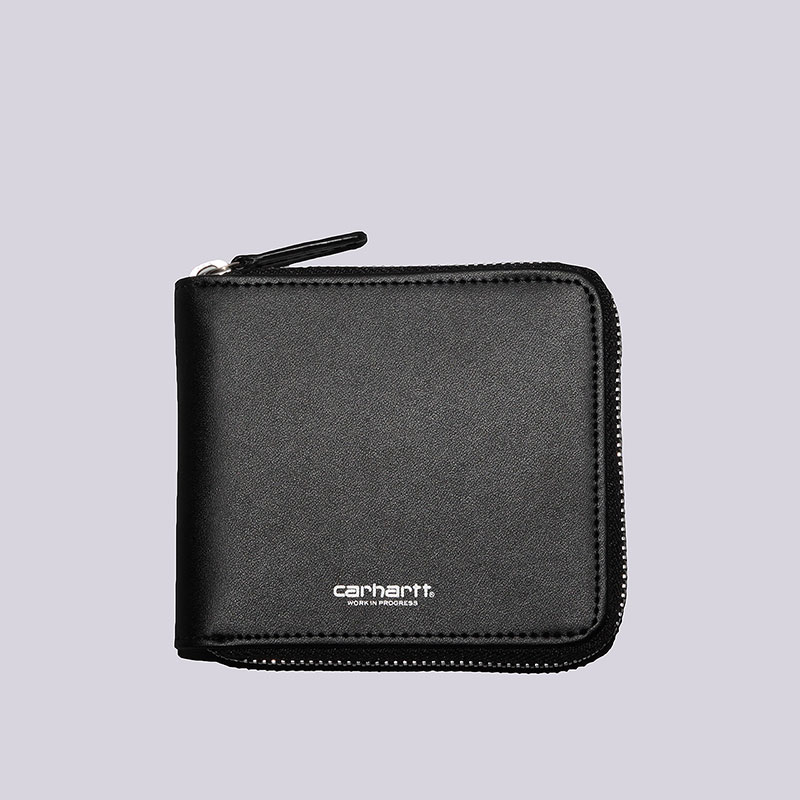  черный бумажник Carhartt WIP Zip Wallet L022771-black - цена, описание, фото 1