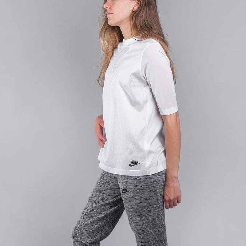 женская белая футболка Nike Bonded Top 829755-100 - цена, описание, фото 2