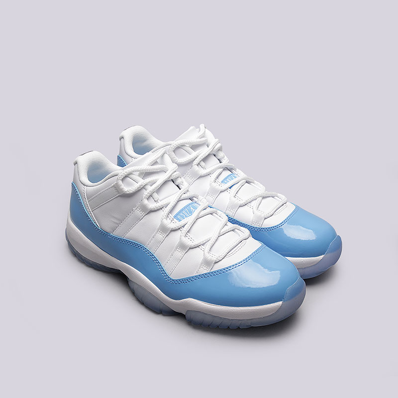 мужские белые кроссовки  Jordan XI Retro Low 528895-106 - цена, описание, фото 4