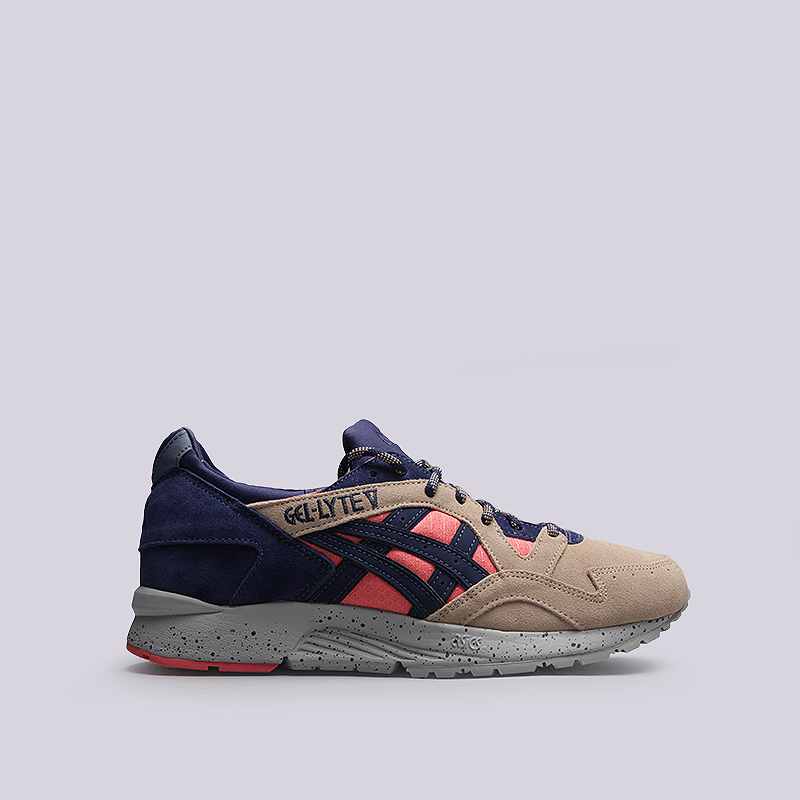 

Кроссовки ASICS Tiger Gel-Lyte V, Синий;бежевый;розовый