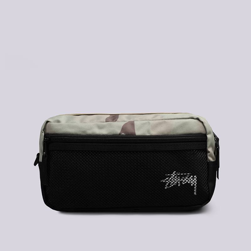 

Сумка на пояс Stussy Stock Desert Camo Side Bag, Черный;серый