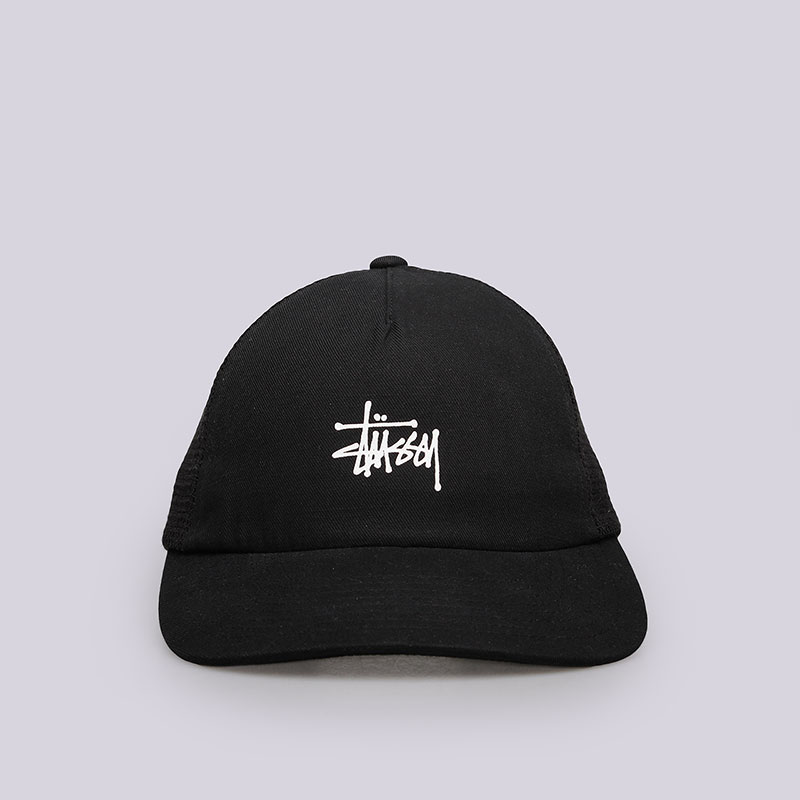  черная кепка Stussy Venice Mesh Cap 232157-black - цена, описание, фото 1