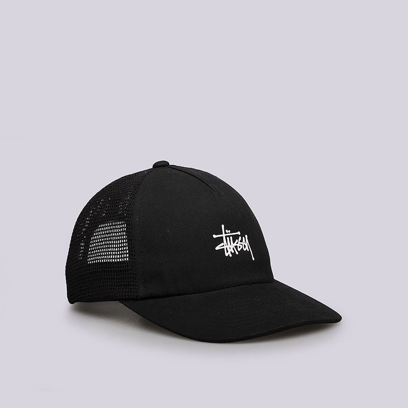  черная кепка Stussy Venice Mesh Cap 232157-black - цена, описание, фото 2