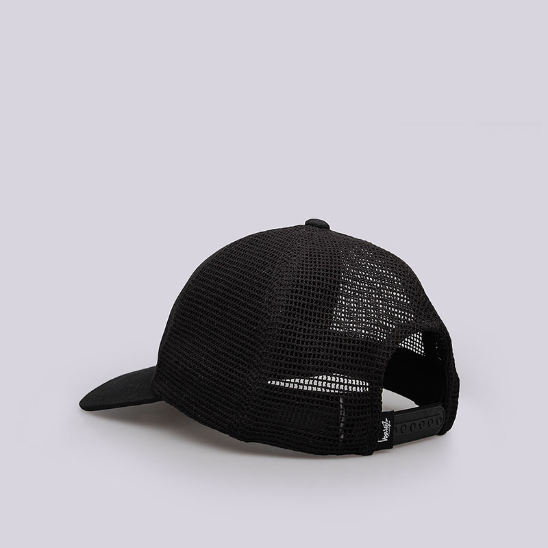  черная кепка Stussy Venice Mesh Cap 232157-black - цена, описание, фото 3