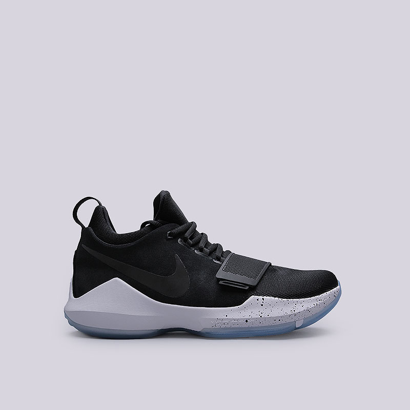 мужские черные баскетбольные кроссовки  Nike PG 1 878627-001 - цена, описание, фото 1