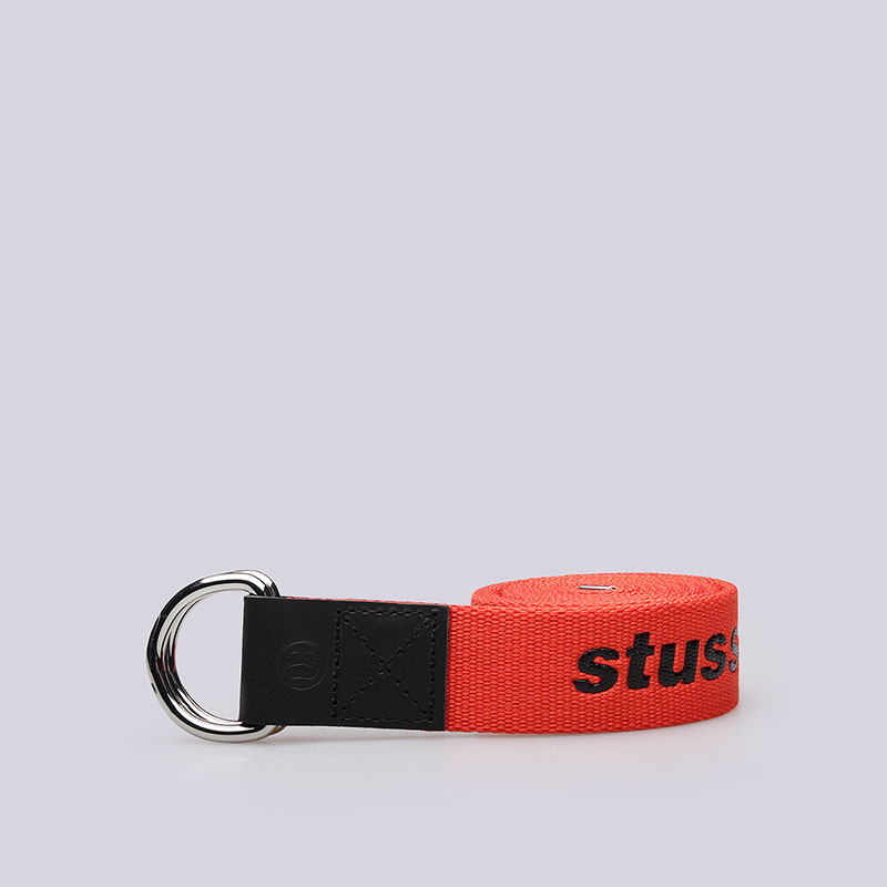 

Ремень Stussy Puff Print D-Ring Belt, Красный
