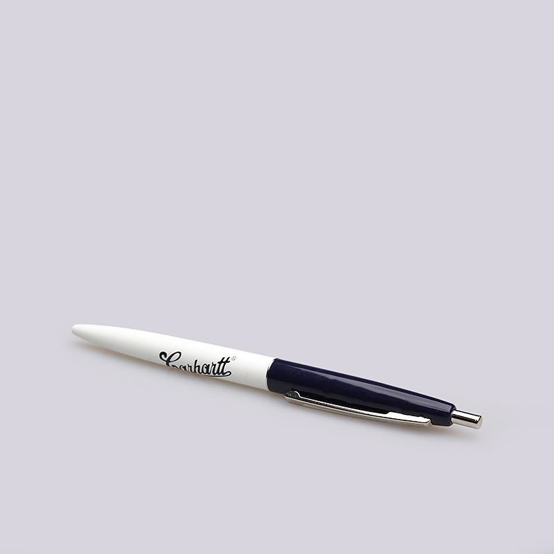  белая шариковая ручка Carhartt WIP Logo l010564-blue - цена, описание, фото 1