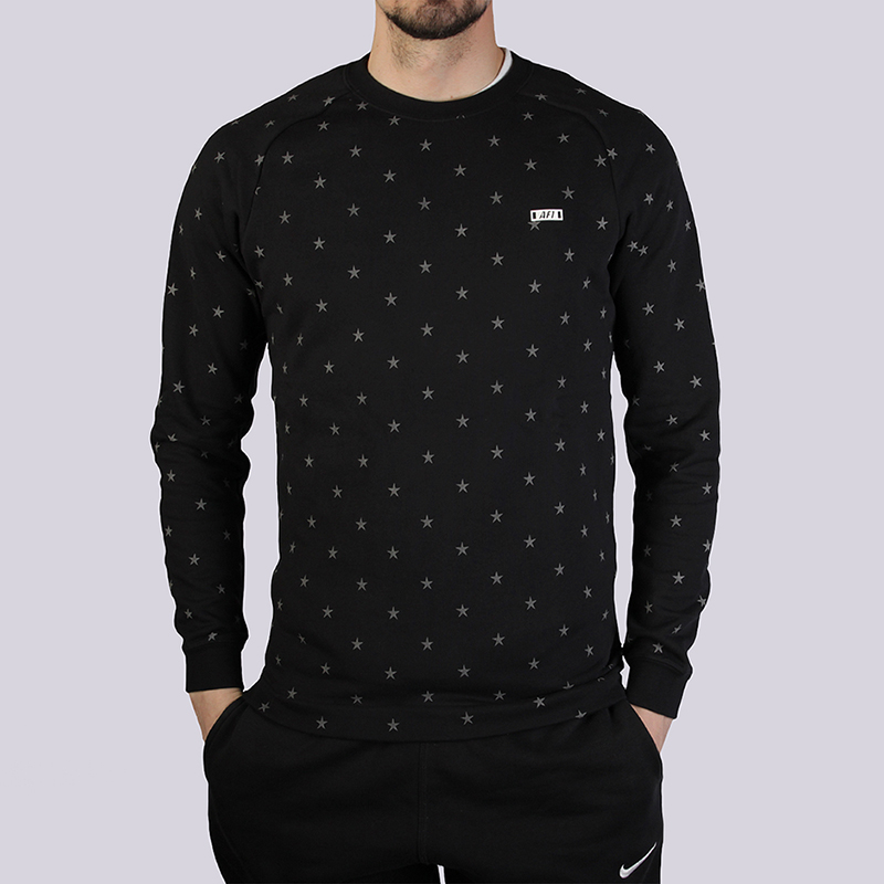 

Толстовка Nike Sportswear Fleece Crew AF1, Черный