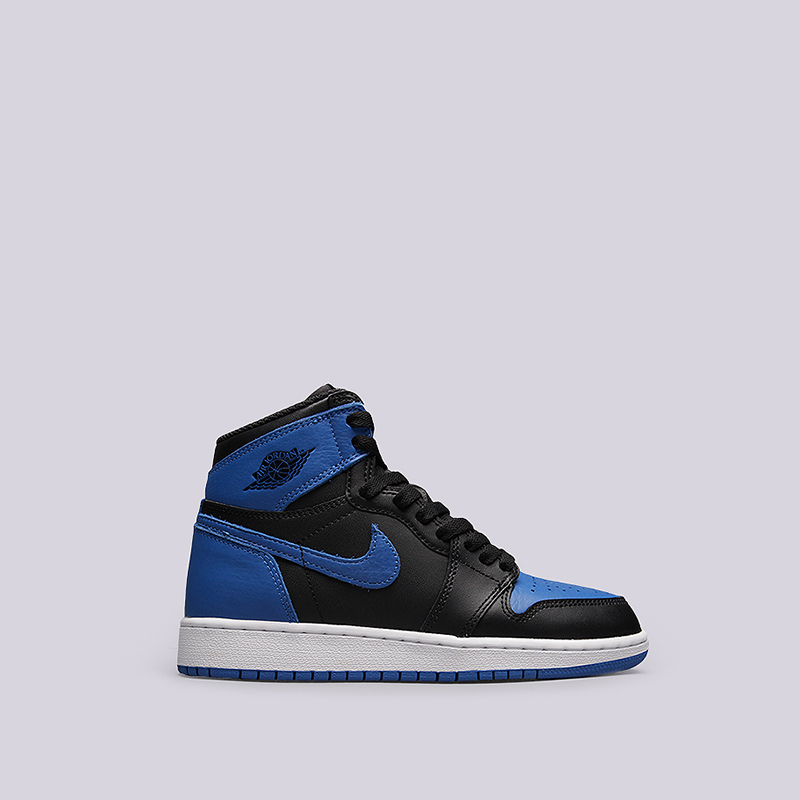 

Кроссовки Jordan 1 Retro High OG BG, Черный;синий