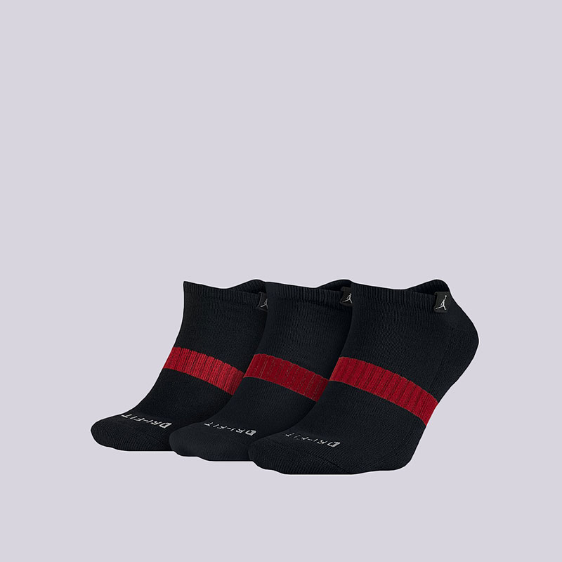 Мужские носки Jordan Dri-Fit No-Show 3PPK (SX5243-010)  - цена, описание, фото 1