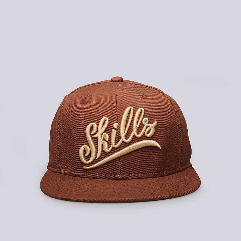  коричневая кепка Skills Skills 02 Skills 02-brown - цена, описание, фото 1