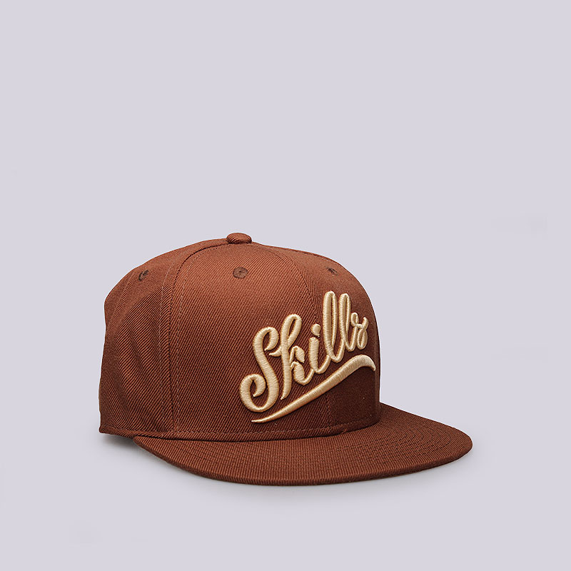  коричневая кепка Skills Skills 02 Skills 02-brown - цена, описание, фото 2