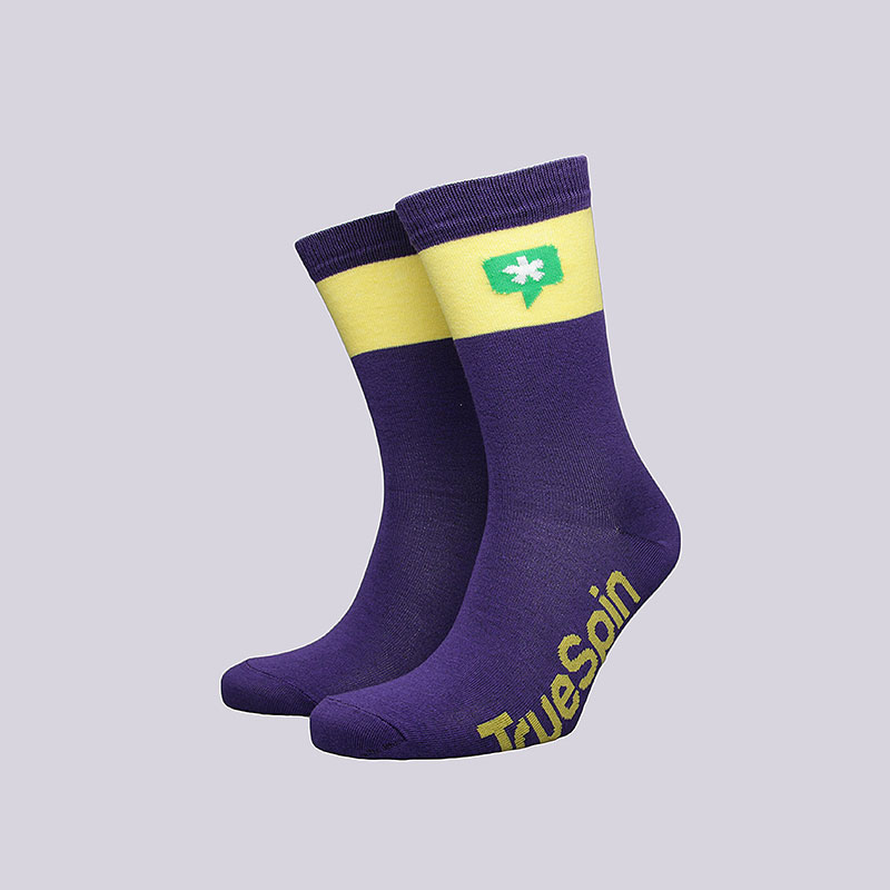 мужские фиолетовые носки True spin Astrisk Астриск-purple - цена, описание, фото 1