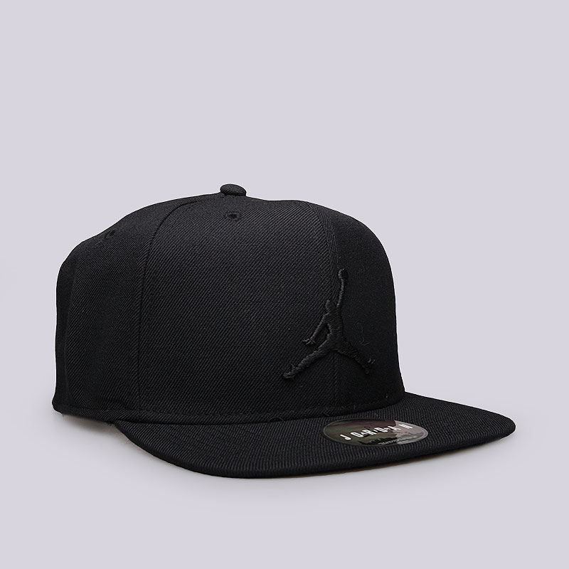  черная кепка Jordan Jumpman Snapback 619360-019 - цена, описание, фото 2