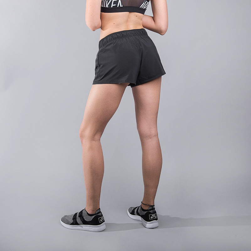 женские черные шорты Nike W Nk Flx Short Gym Reversible 830456-010 - цена, описание, фото 2